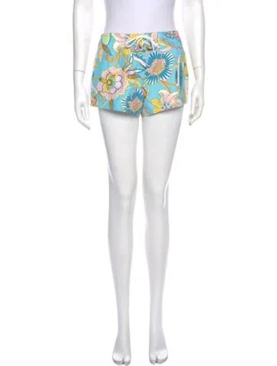 Pre-owned La Perla Printed Mini Shorts In Neutral