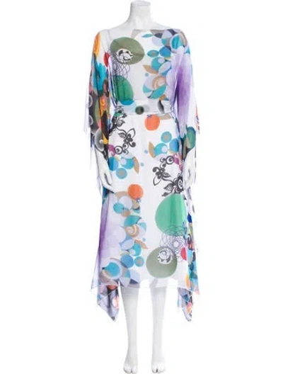 Pre-owned La Perla Printed Robe In Multi