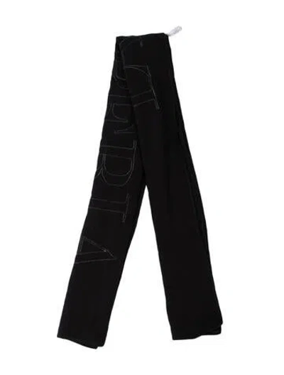 Pre-owned La Perla Printed Scarf W/ Tags In Black