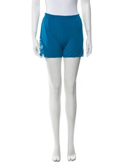 Pre-owned La Perla Ruffle Embellishment Pajamas In Blue