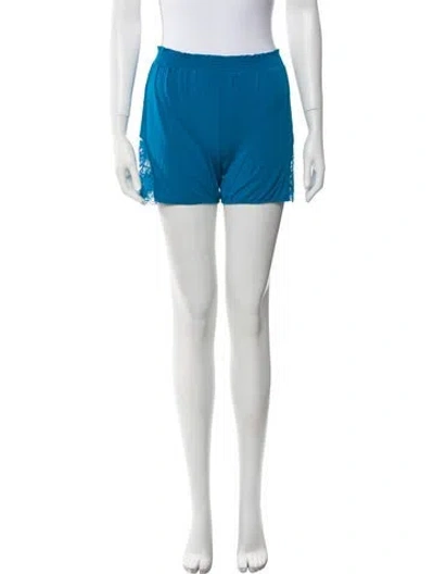 Pre-owned La Perla Ruffle Embellishment Pajamas In Blue