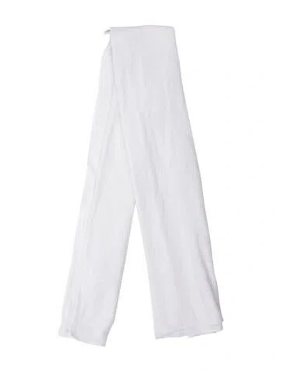 Pre-owned La Perla Scarf W/ Tags In White