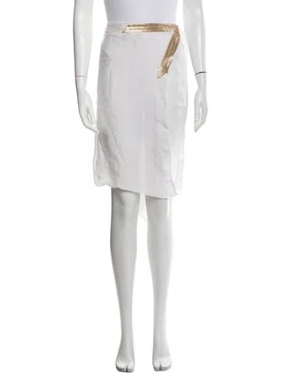 Pre-owned La Perla Sequin Embellishments Cover-up In Neutral