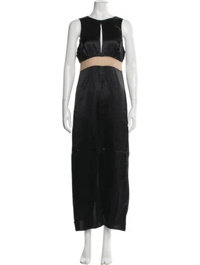Pre-owned La Perla Silk Dress In Black