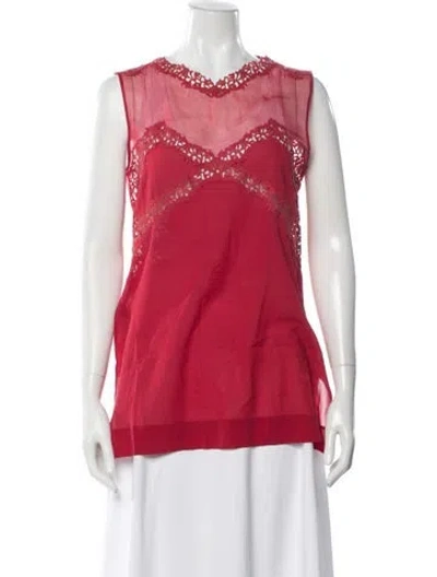 Pre-owned La Perla Silk Knee-length Dress In Pink