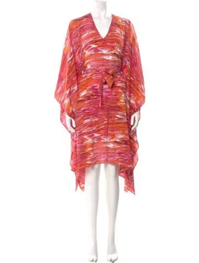 Pre-owned La Perla Silk Knee-length Dress W/ Tags In Pink