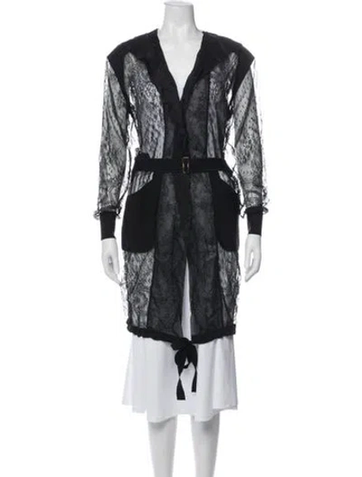 Pre-owned La Perla Silk Lace Trim Embellishment Nightgown In Multi