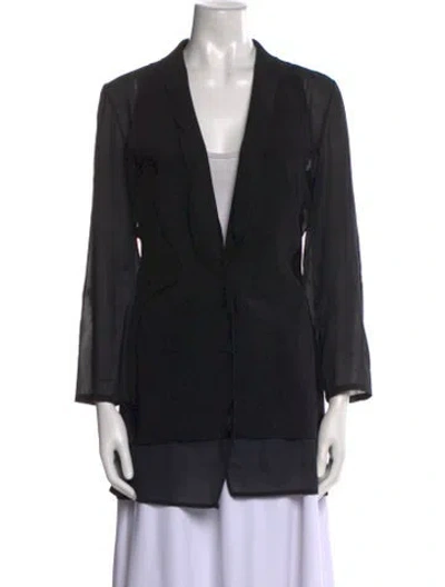 Pre-owned La Perla Silk Mini Dress In Black