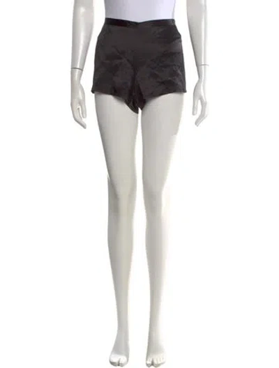 Pre-owned La Perla Silk Mini Shorts In Black