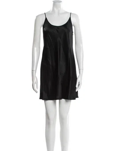 Pre-owned La Perla Silk Nightgown In Black