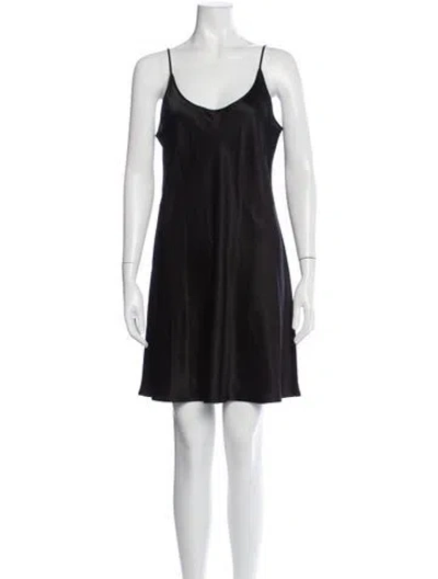 Pre-owned La Perla Silk Nightgown In Black