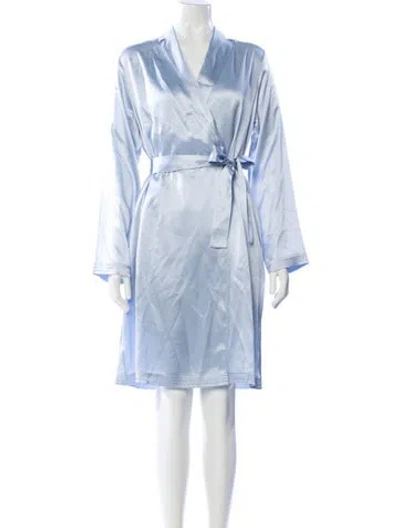 Pre-owned La Perla Silk Nightgown In Blue