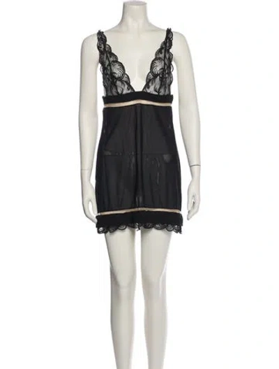 Pre-owned La Perla Silk Nightgown In Neutral