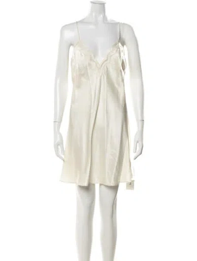 Pre-owned La Perla Silk Nightgown In Neutral