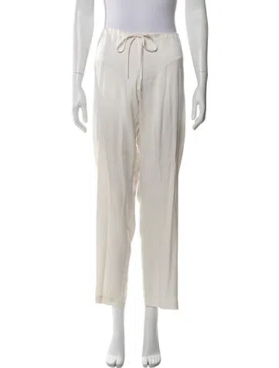 Pre-owned La Perla Silk Pajamas In Neutrals
