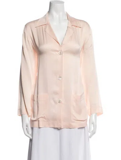Pre-owned La Perla Silk Pajamas In Neutrals
