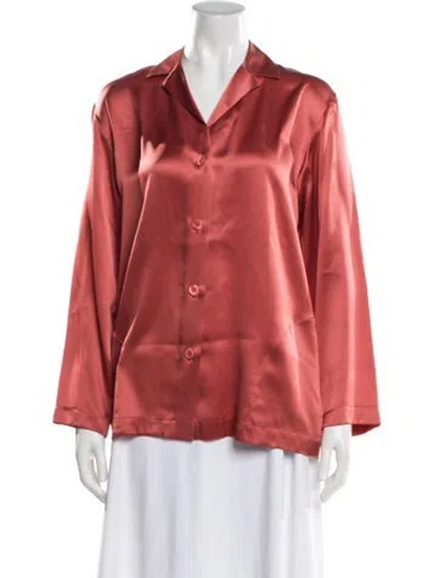 Pre-owned La Perla Silk Pajamas In Pink