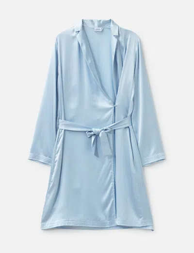 La Perla Silk Robe In Brown