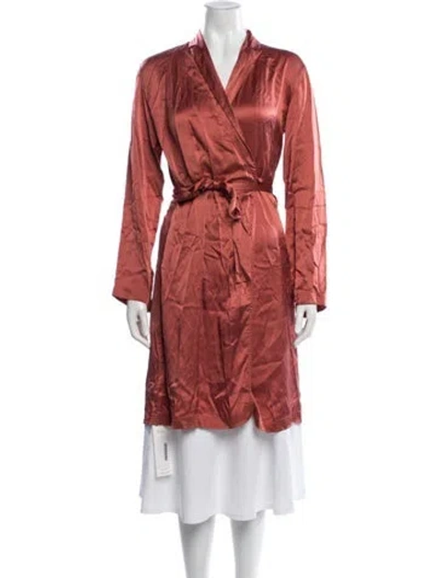 Pre-owned La Perla Silk Robe In Red