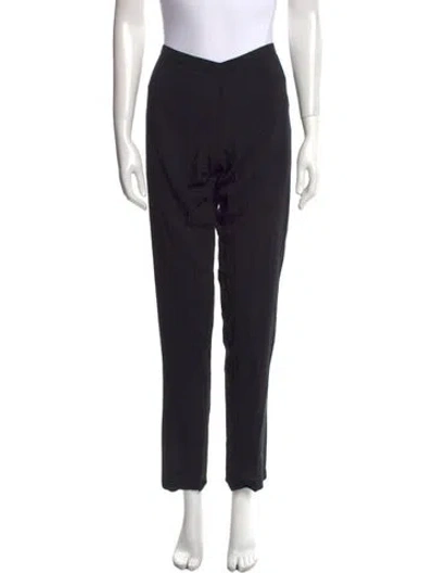 Pre-owned La Perla Straight Leg Pants In Black