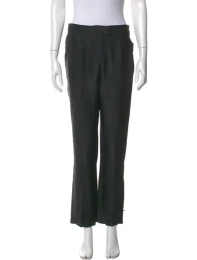 Pre-owned La Perla Straight Leg Pants In Black/blue