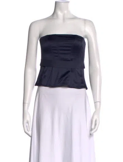 Pre-owned La Perla Strapless Top W/ Tags In Black