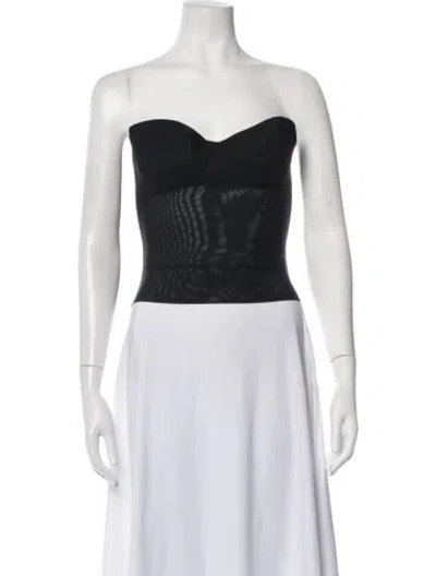 Pre-owned La Perla Strapless Top In White
