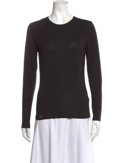 Pre-owned La Perla Studio Crew Neck Top In Black