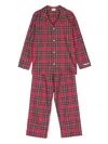 La Perla Tartan Long-sleeve Pyjamas In 红色
