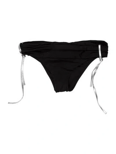 Pre-owned La Perla Tassel Accents Bottoms W/ Tags In Black/blue