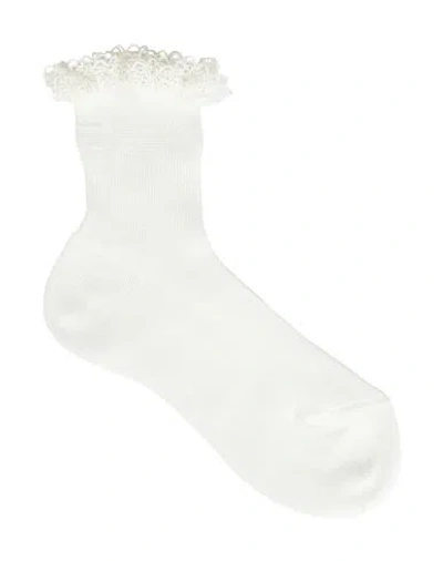La Perla Babies'  Toddler Girl Socks & Hosiery White Size 4 Cotton