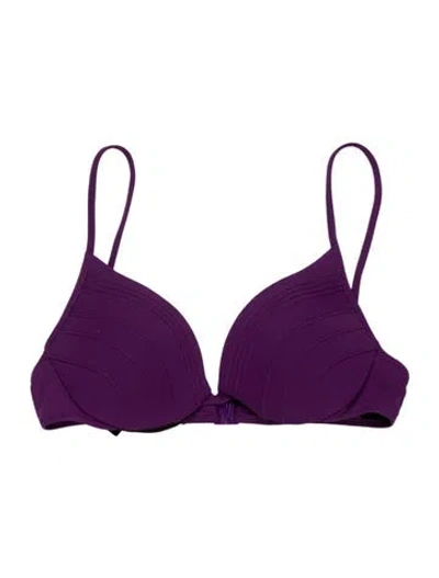 Pre-owned La Perla Top In Purple
