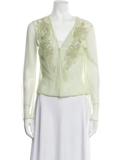 Pre-owned La Perla Vintage Late 1990's - Early 2000's Sweater In Green