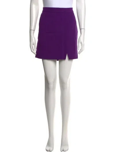 Pre-owned La Perla Vintage Mini Skirt In Purple