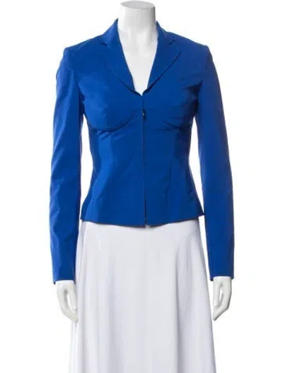 Pre-owned La Perla Virgin Wool Blazer In Blue