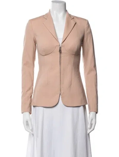 Pre-owned La Perla Virgin Wool Blazer In Pink