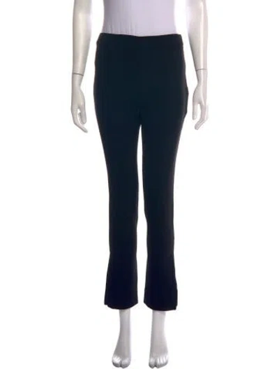 Pre-owned La Perla Virgin Wool Flared Pants In Black