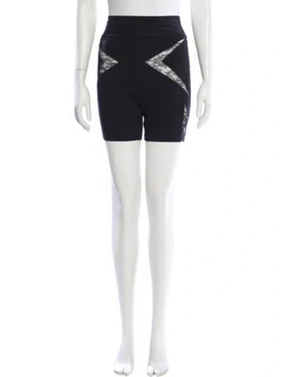 Pre-owned La Perla Virgin Wool Mini Shorts In Blue