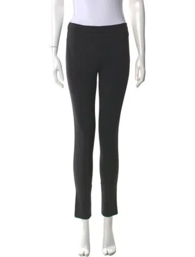 Pre-owned La Perla Virgin Wool Skinny Leg Pants In Black