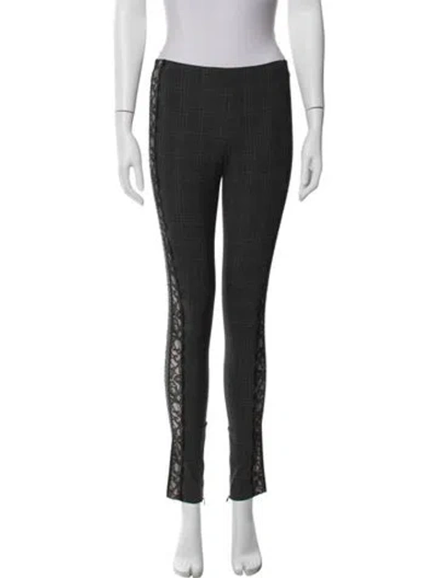 Pre-owned La Perla Virgin Wool Skinny Leg Pants In Gray