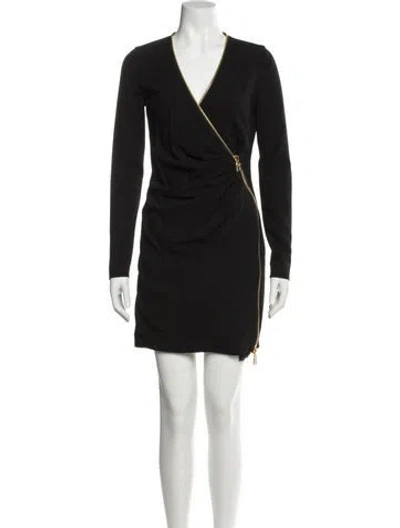 Pre-owned La Perla V-neck Mini Dress In Multi