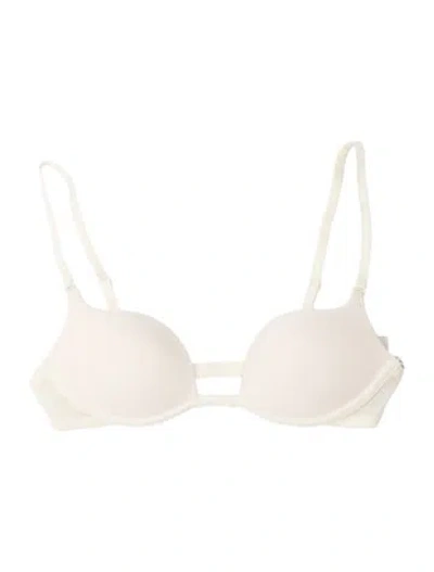 Pre-owned La Perla V-neck Sleeveless Sports Bra In White