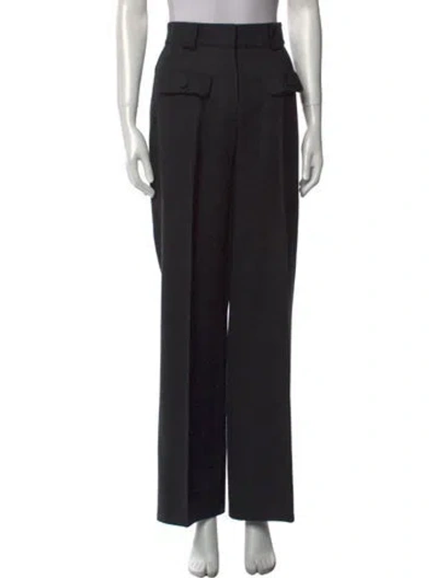 Pre-owned La Perla Wide Leg Pants In Black