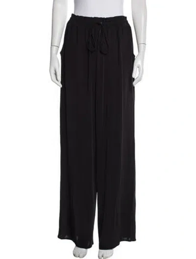 Pre-owned La Perla Wide Leg Pants In Black