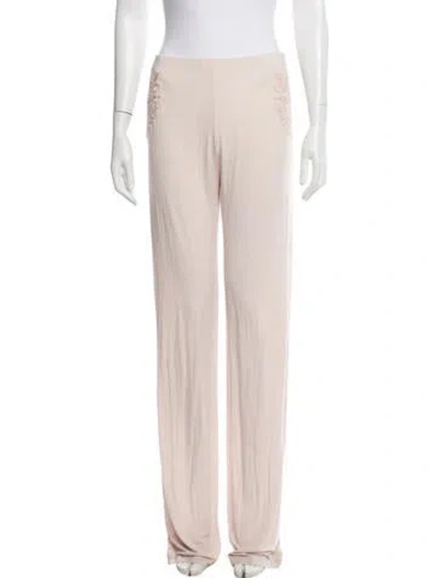 Pre-owned La Perla Wide Leg Pants In Pink