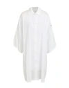La Perla Woman Midi Dress White Size L Cotton, Linen In White
