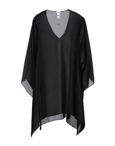 La Perla Woman Mini Dress Black Size L Silk, Viscose