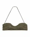 La Perla Women's Underwire Bikini Top In Olive Green In Green