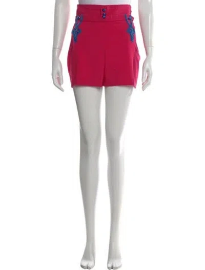 Pre-owned La Perla Wool Mini Shorts In Pink