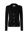 La Petit Robe Di Chiara Boni New Pepper Viscose Cardigan In Black